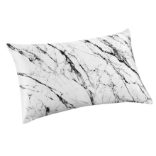 Non-toxic 6A Top Grade  100%  Real Silk  Marble Printing  Pillow Case | Pillow Cover |  Animal Printing  Silk Pillowcase